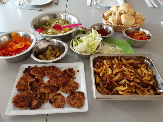 Gemeinsames Kochen beim Ferienprogram