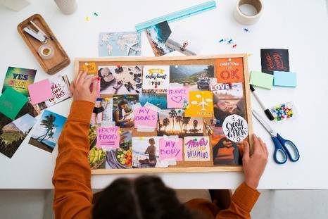 Abbildung Vision Board