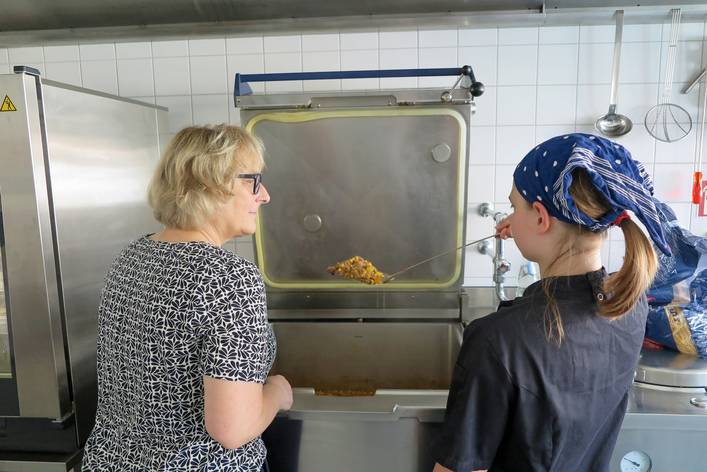 Ausbildungsituation in der Küche