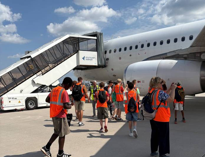 Ausflug zum Flughafen Stuttgart