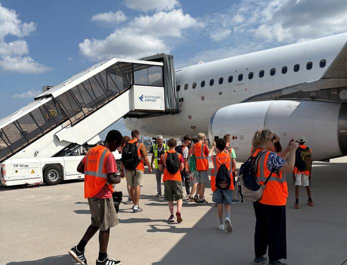 Ausflug zum Flughafen Stuttgart